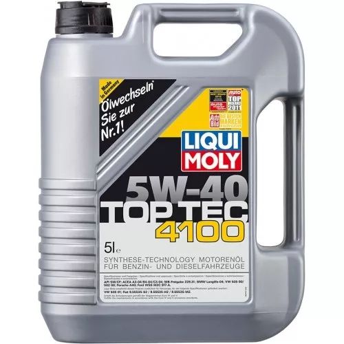 7501 Liqui Moly Top Tec 4100 5W-40 5л моторное масло 7501 фото