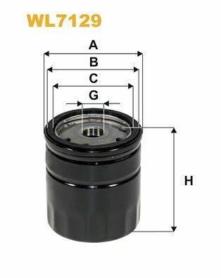 WL7129 WIX Filters Оливний фільтр WL7129 фото