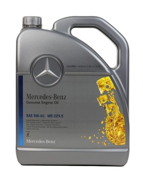 A 000 989 86 06 13 AAEE Mercedes Genuine Engine Oil 5W-40, 5л моторное масло A 000 989 86 06 13 AAEE фото