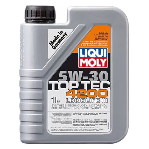 7660 LIQUI MOLY TOP TEC 4200 SAE 5W-30 1л моторное масло 7660 фото