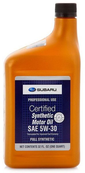 SOA427V1410 Subaru SYNTHETIC OIL 5W-30, 0,946л моторное масло SOA427V1410 фото