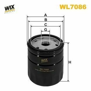 WL7086 WIX Filters Масляный фильтр WL7086 фото