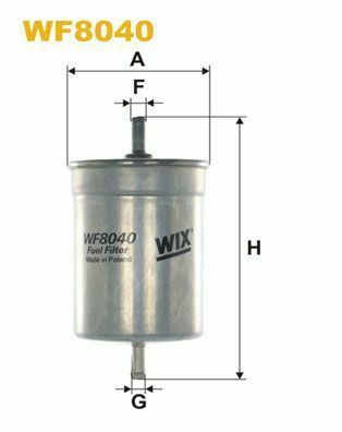 WF8040 WIX Filters Топливный фильтр WF8040 фото