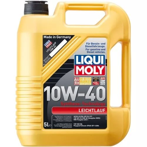 9502 Liqui Moly Leichtlauf 10W-40 5л моторное масло 9502 фото