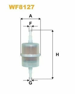 WF8127 WIX Filters Топливный фильтр WF8127 фото