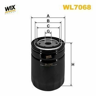 WL7068 WIX Filters Оливний фільтр WL7068 фото