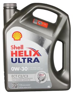 550042353 Shell Helix Ultra ECT 0W-30, 4л моторна олива 550042353 фото