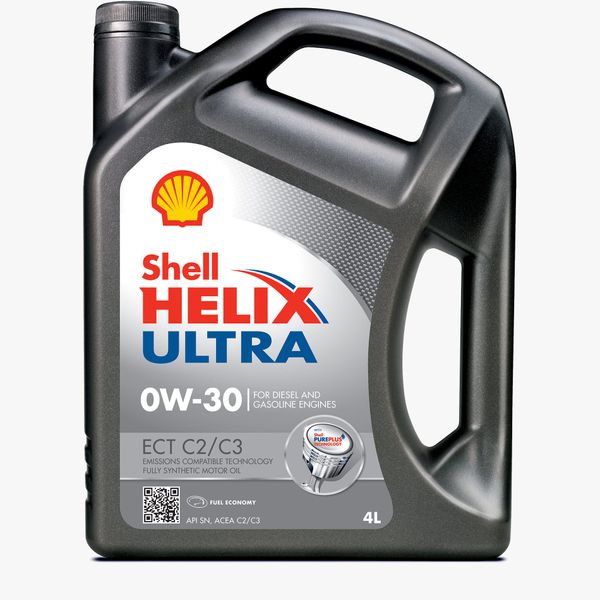 550042353 Shell Helix Ultra ECT 0W-30, 4л моторна олива 550042353 фото