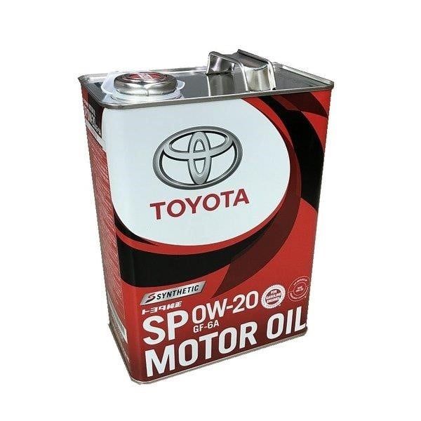 0888013205 Toyota Synthetic Motor Oil 0W-20, 4л моторное масло 08880-13205 фото