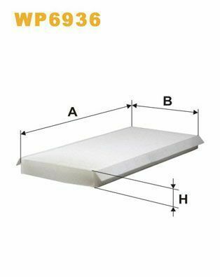 WP6936 WIX Filters Фільтр салону WP6936 фото