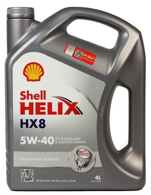 HELIX HX 8 SYNTHETIC 5W-40 4L Shell Helix HX8 5W-40, 4л моторна олива HELIX HX 8 SYNTHETIC 5W-40 4L фото