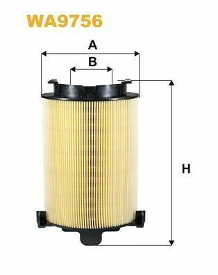 WA9756 WIX Filters Повітряний фільтр WA9756 фото