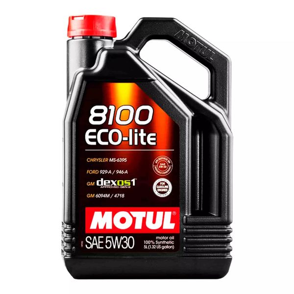 839551 Motul 8100 Eco-lite 5W-30 5л моторное масло 839551 фото