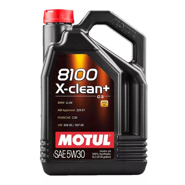 854751 Motul 8100 X-clean+ 5W-30 5л моторное масло 854751 фото