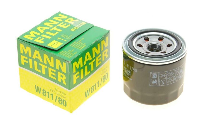 W 811/80 MANN-FILTER Масляный фильтр W 811/80 фото