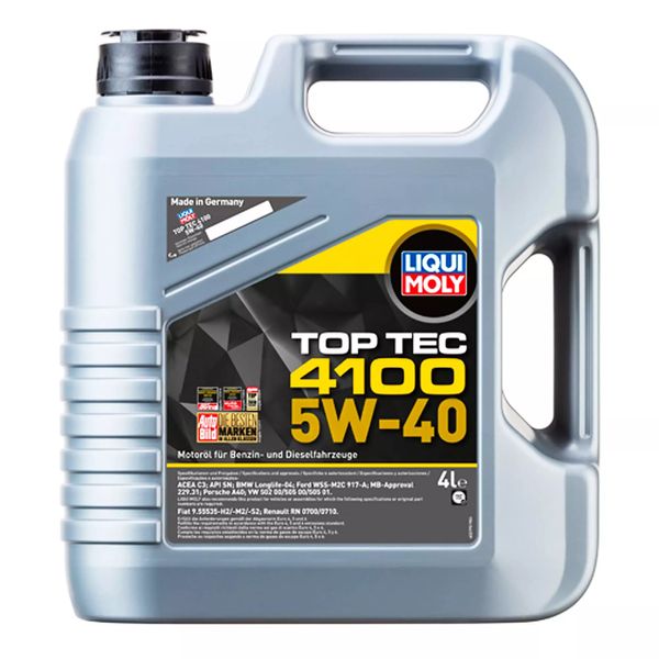 7547 Liqui Moly Top Tec 4100 5W-40 4л моторное масло 7547 фото